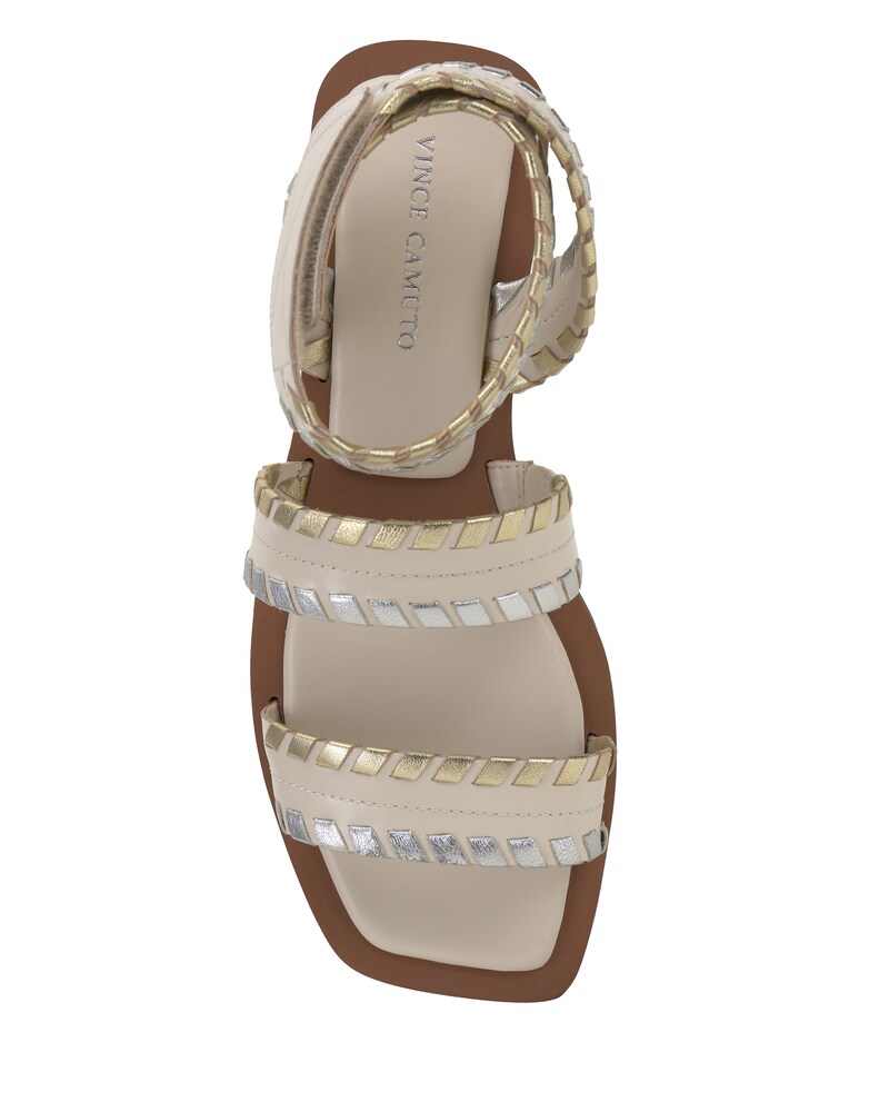 Vince Camuto Bipendra Sandal New Vanilla/Prosecco/Silver ID-SMCD0234