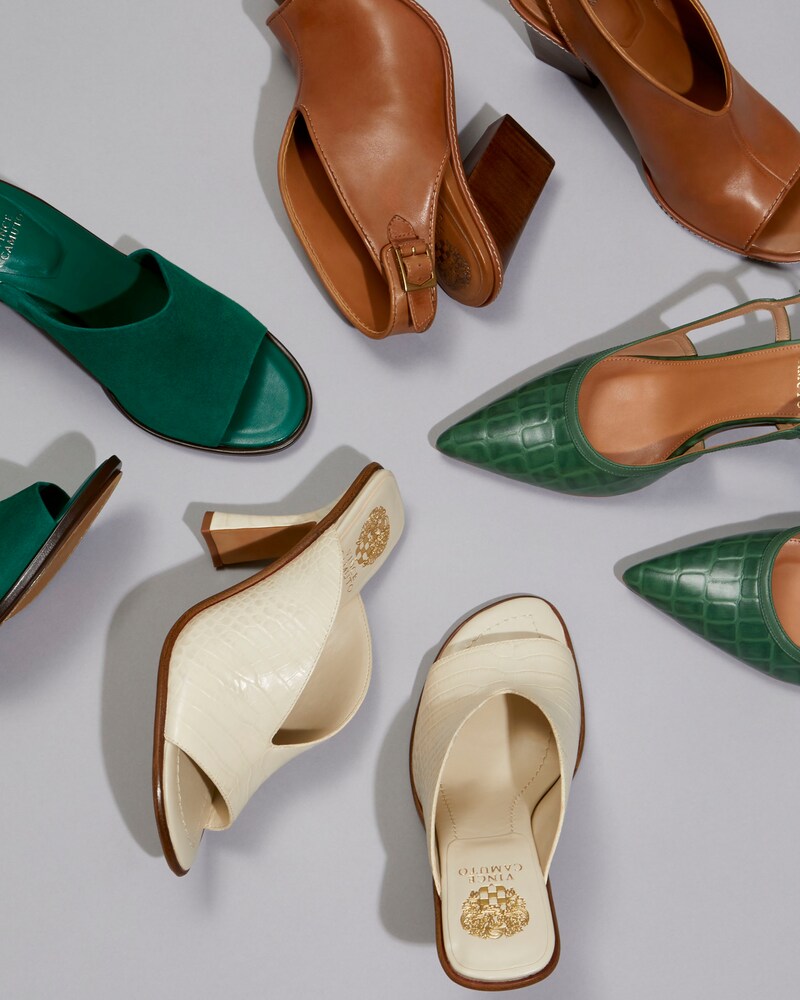 Vince Camuto Fissana Mule Dark Green ID-SPHZ3807