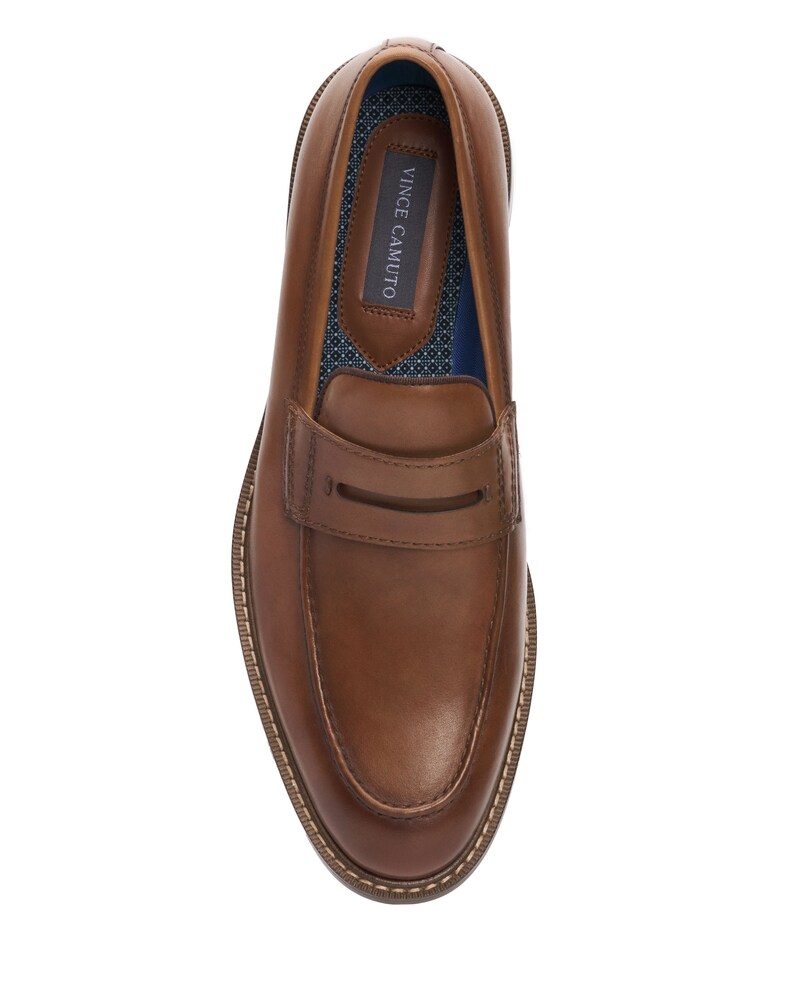 Vince Camuto Men's Lamcy Penny Loafer Cognac/Brown ID-TABR9622