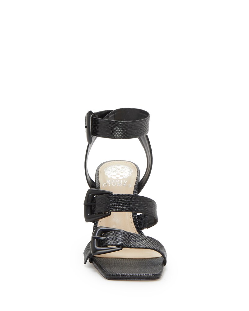 Vince Camuto Jeminstie Sandal Black Snake Print ID-TKSO7925