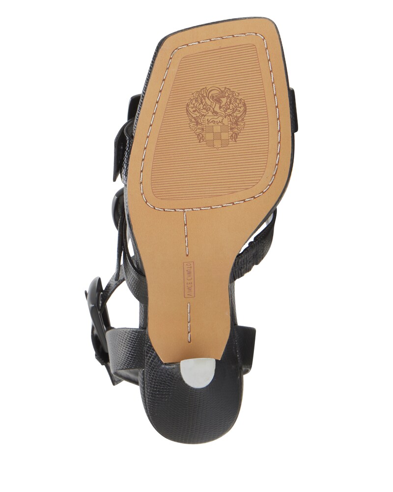 Vince Camuto Jeminstie Sandal Black Snake Print ID-TKSO7925