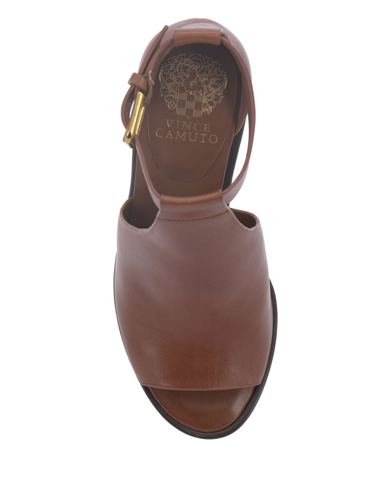 Vince Camuto Frasper Peep Toe Shootie Cocoa Biscuit ID-UCUX1994
