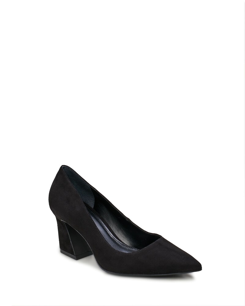 Vince Camuto Hailenda Pump Black Suede ID-UEFI8244