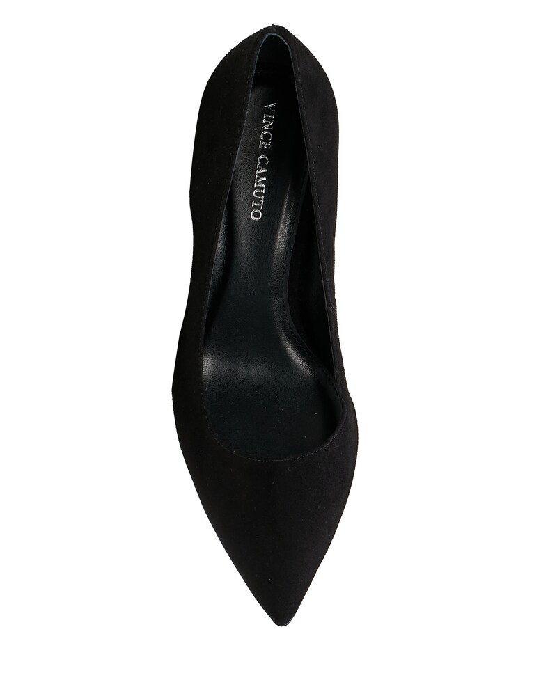 Vince Camuto Hailenda Pump Black Suede ID-UEFI8244
