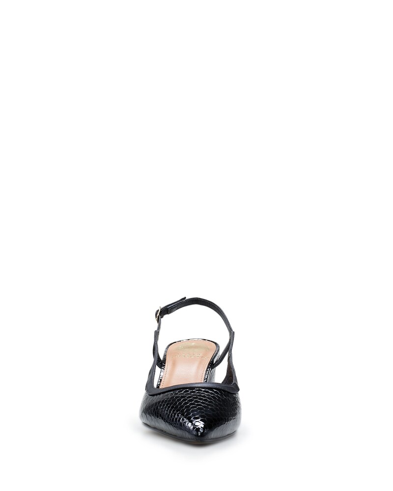 Vince Camuto Stellin Slingback Black Snake Print ID-UHRS6254