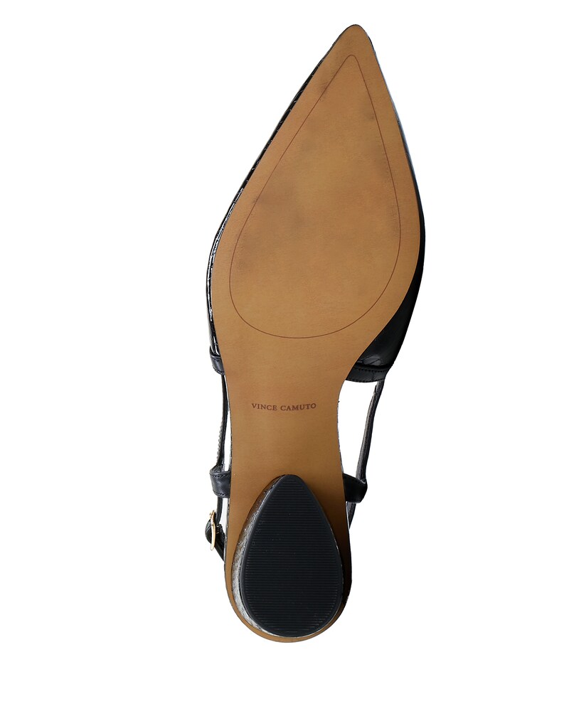 Vince Camuto Stellin Slingback Black Snake Print ID-UHRS6254