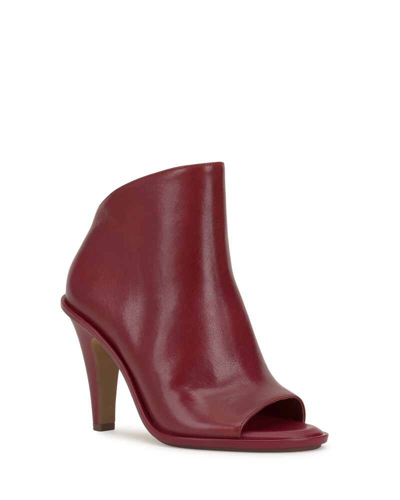 Vince Camuto Finndaya Peep-Toe Bootie Red Currant ID-UJCW6577
