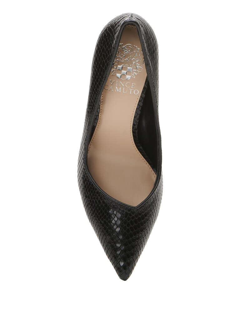 Vince Camuto Akenta Pump Black Snake Print ID-UJJB1866