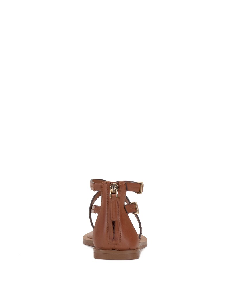 Vince Camuto Brenndie Flat Sandal Warm Caramel ID-UMVV2269