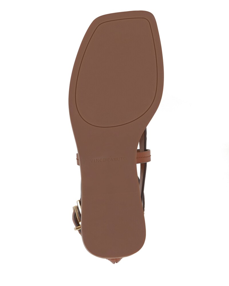 Vince Camuto Brenndie Flat Sandal Warm Caramel ID-UMVV2269