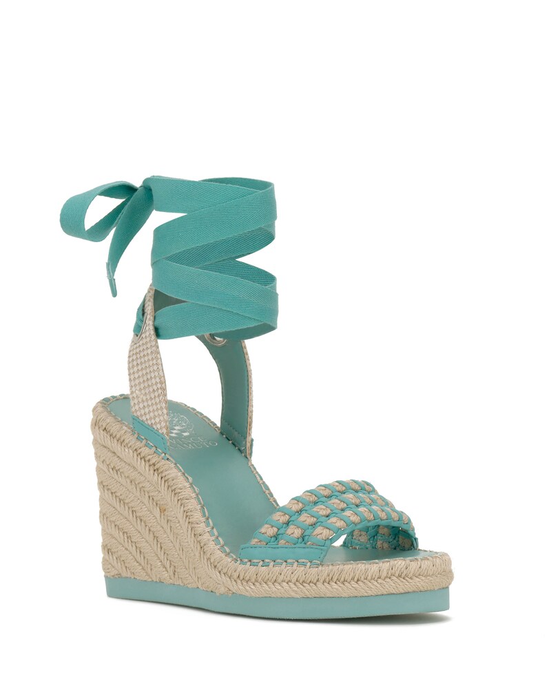 Vince Camuto Brisshel Wedge Sandal Seashore/Multi ID-UOLB1382