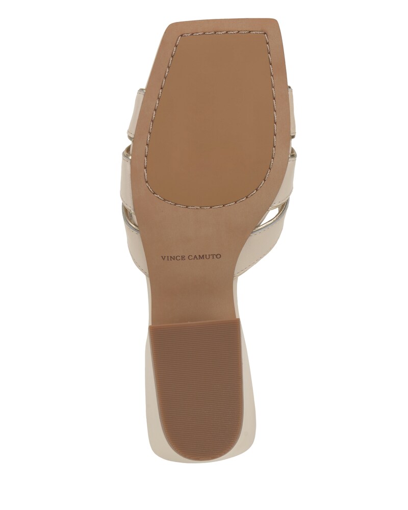 Vince Camuto Selaries Sandal Warm Vanilla/Egyptian Gold ID-UPNW2178