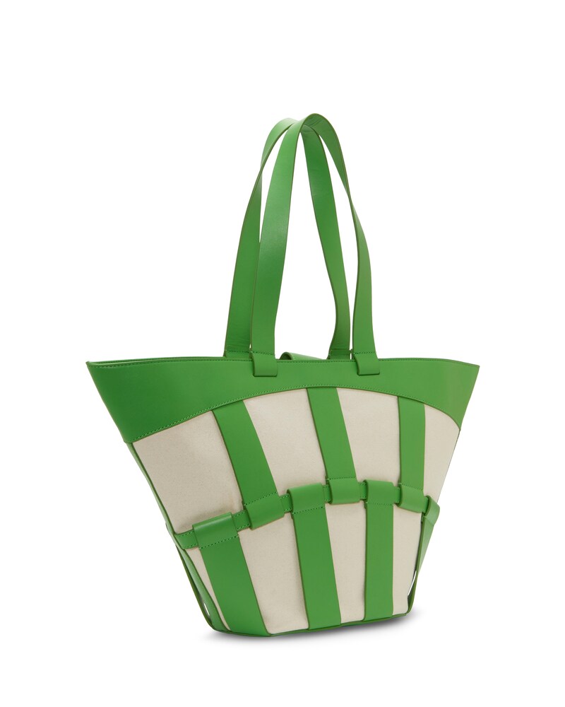 Vince Camuto Mkenz Tote Green Oasis/Warm Vanilla ID-URSA3355