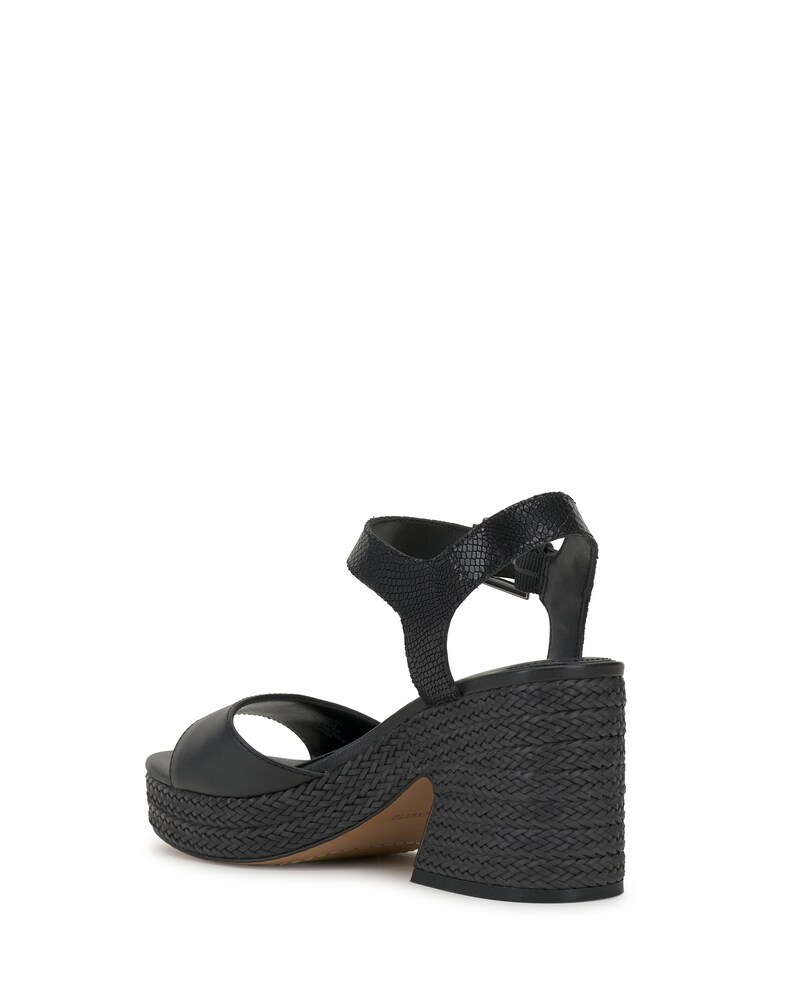 Vince Camuto Ranneli Platform Sandal Black ID-UYPC4380