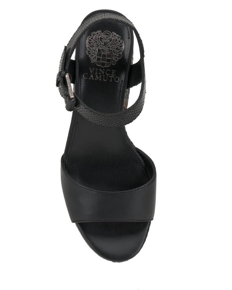 Vince Camuto Ranneli Platform Sandal Black ID-UYPC4380