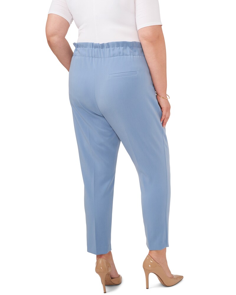 Vince Camuto Belted Cropped Trousers (Plus Size) Blue Shadow ID-VBBM0519