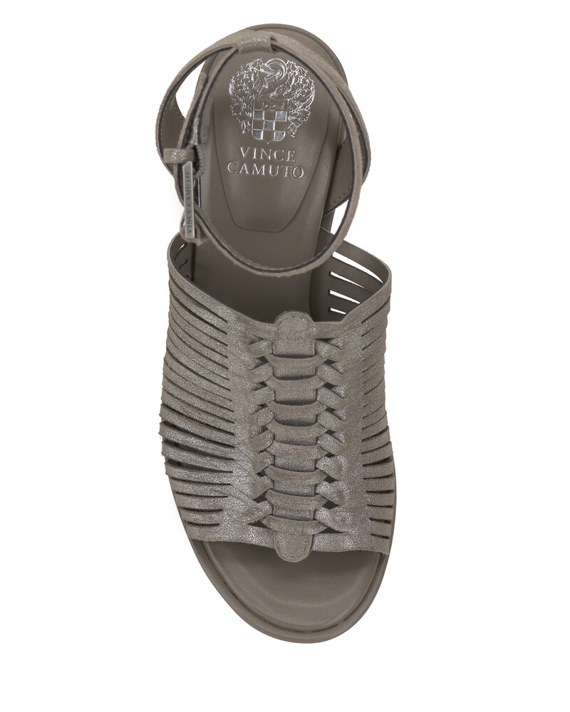 Vince Camuto Frenela Sandal Dark Taupe Metallic ID-VDVB4349