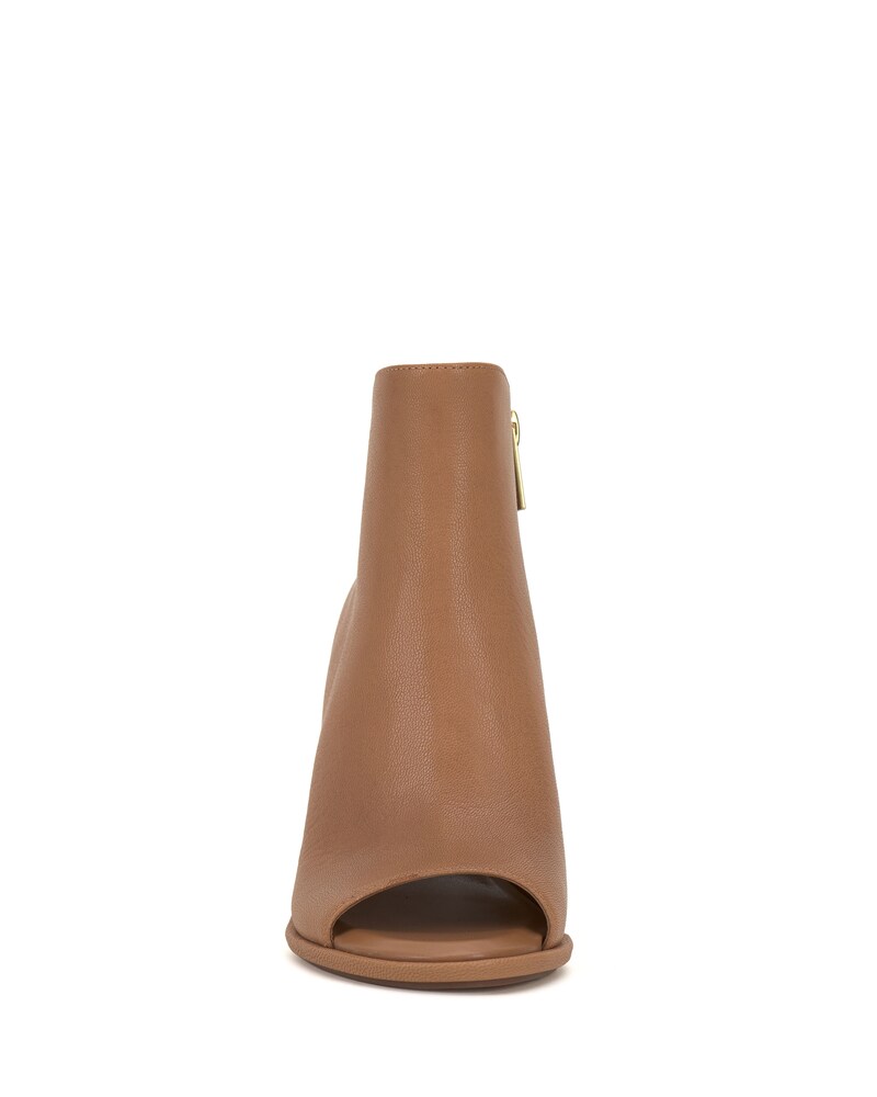 Vince Camuto Finndaya Peep-Toe Bootie Light Cognac ID-VHWP1183