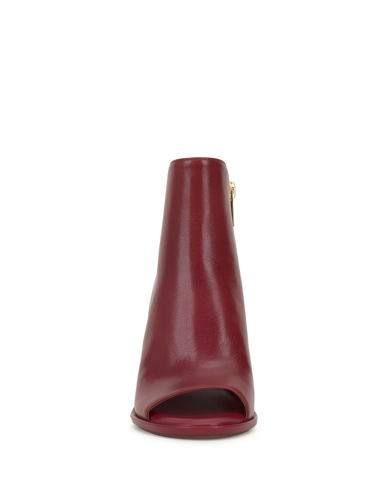 Vince Camuto Finndaya Peep-Toe Bootie Red Currant ID-VRMN5588