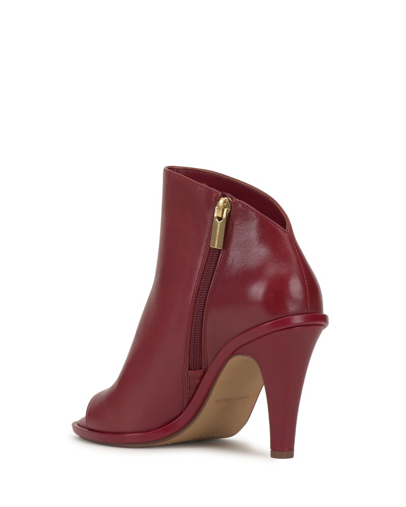 Vince Camuto Finndaya Peep-Toe Bootie Red Currant ID-VRMN5588