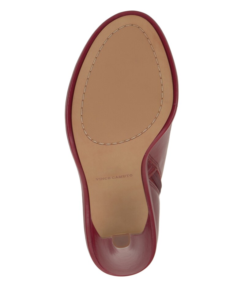 Vince Camuto Finndaya Peep-Toe Bootie Red Currant ID-VRMN5588