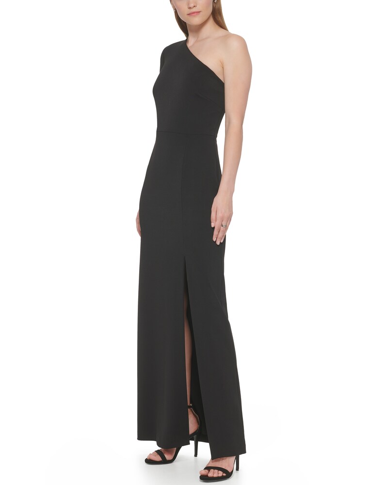 Vince Camuto One-Shoulder Gown Black ID-VVLB3767
