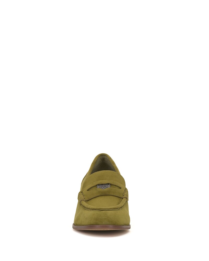 Vince Camuto Carissla Heeled Loafer Moss Suede ID-WJXB7248