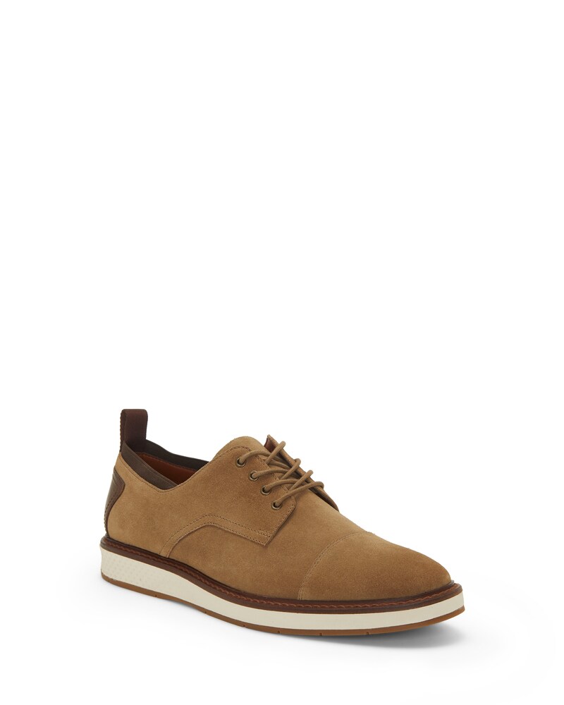 Vince Camuto Men's Edom Derby Sesame Suede ID-WUEP2757