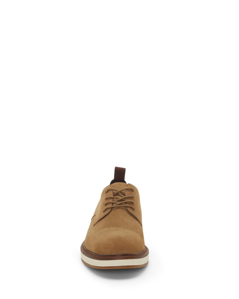 Vince Camuto Men's Edom Derby Sesame Suede ID-WUEP2757