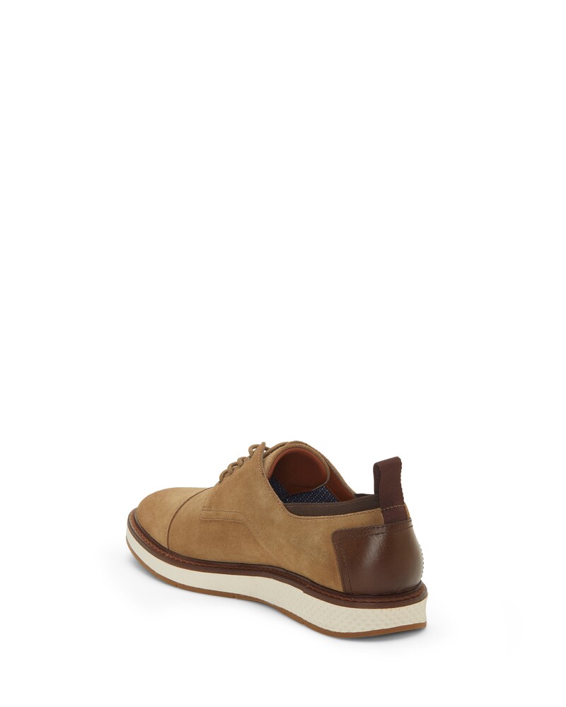 Vince Camuto Men's Edom Derby Sesame Suede ID-WUEP2757