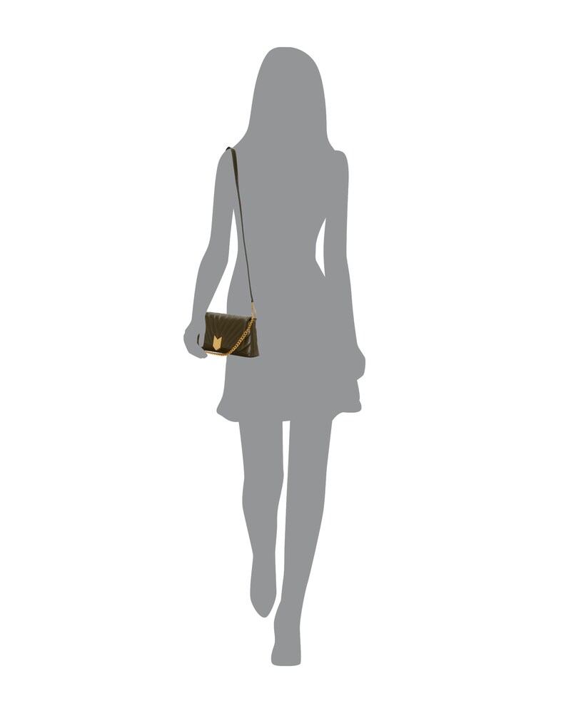 Vince Camuto Theon Flap Crossbody Bag Forrest ID-XSFO8257