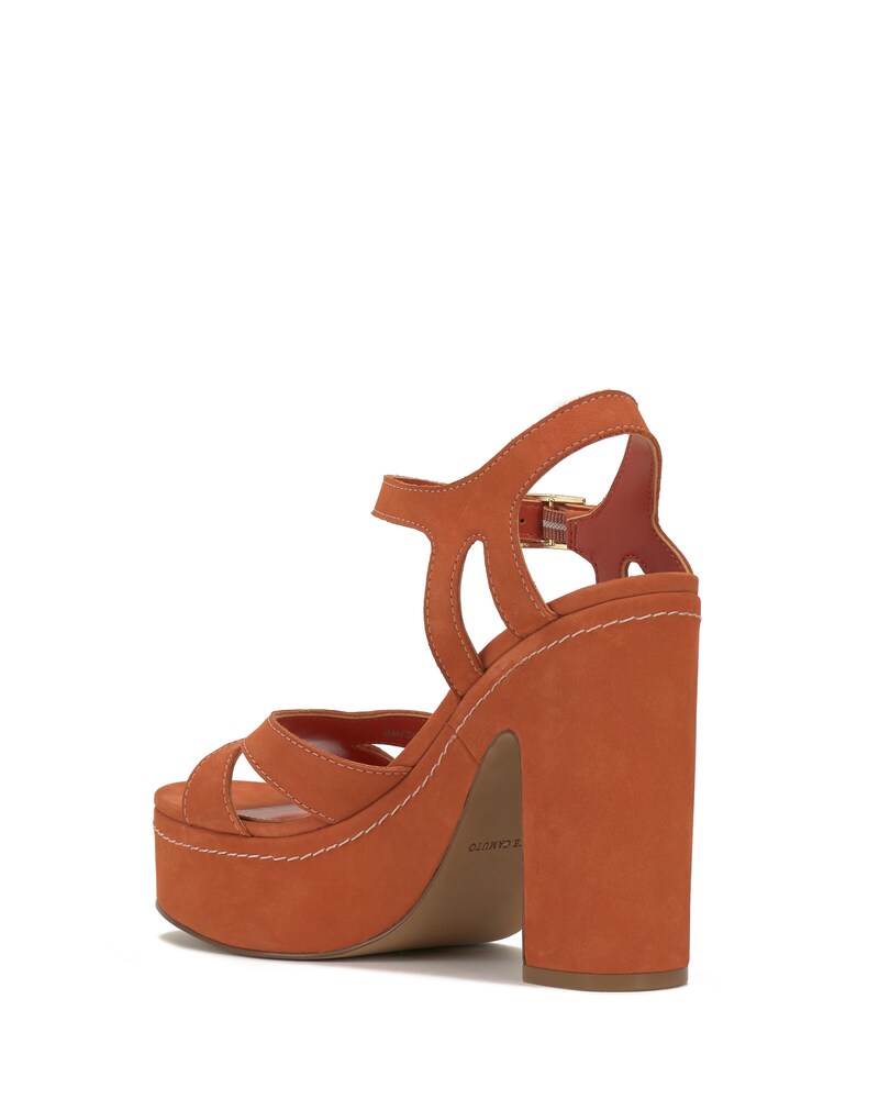 Vince Camuto Randreya Platform Sandal Apricot ID-XSFT6287