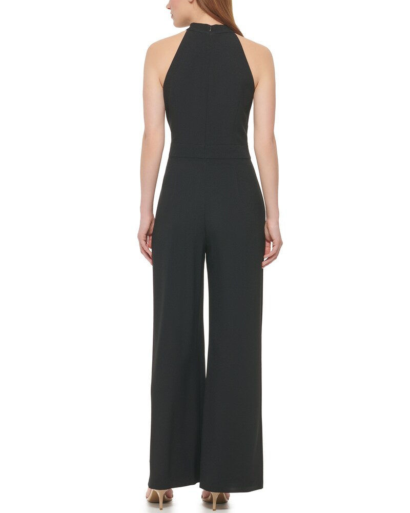 Vince Camuto Bow-Neck Jumpsuit Black ID-XWOO1947
