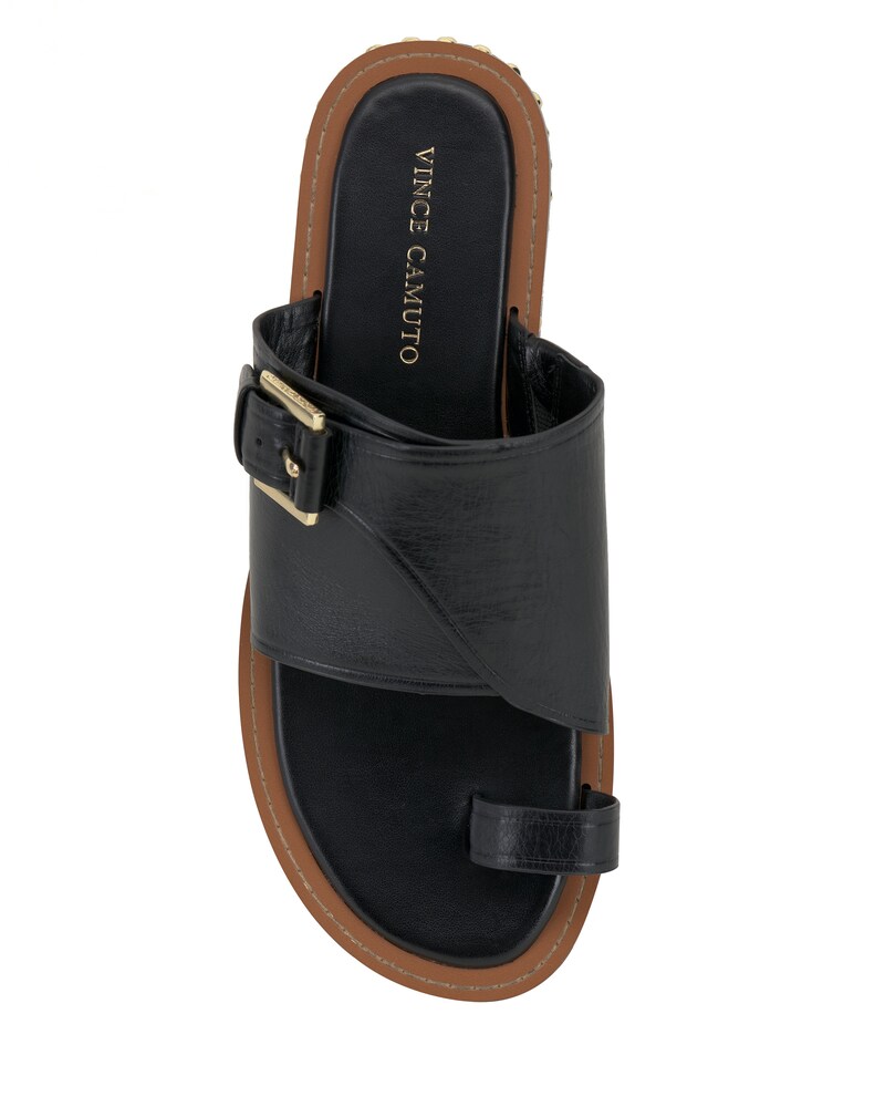 Vince Camuto Cooliann Toe-Ring Slide Black ID-YATT0079