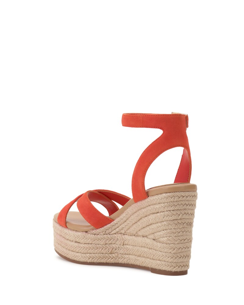 Vince Camuto Fettana Wedge Sandal Sunset Orange ID-YDTH5920