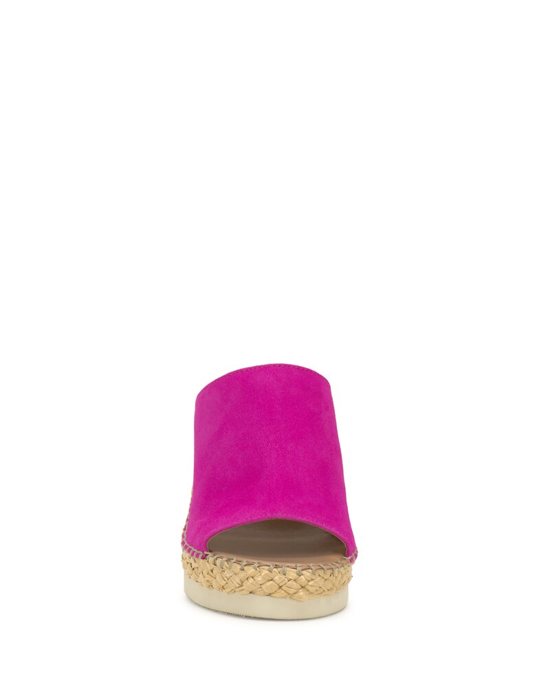 Vince Camuto Brissia Wedge Mule Hot Pink ID-YKXU4345