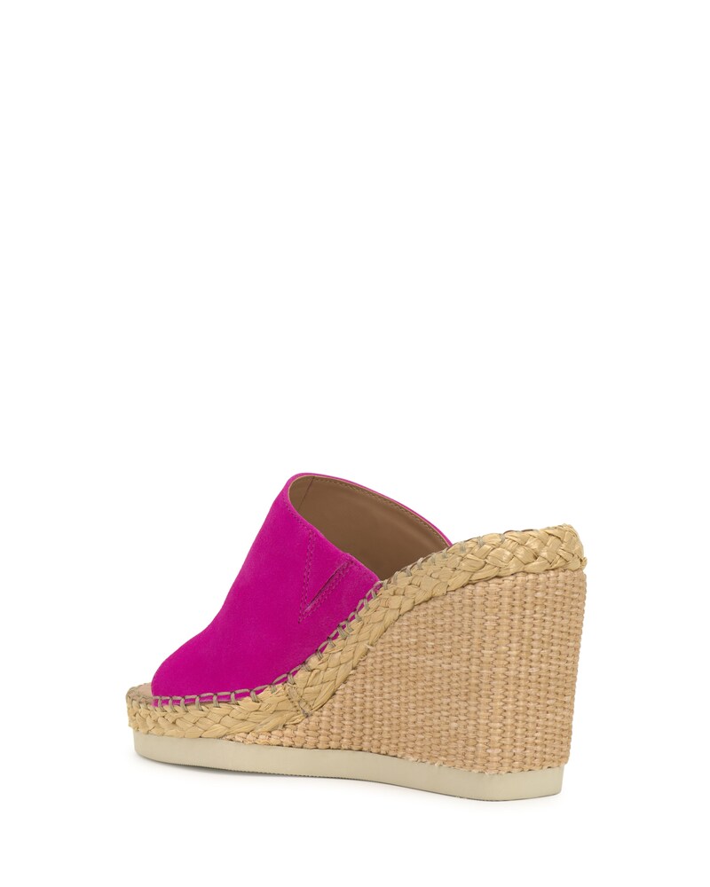 Vince Camuto Brissia Wedge Mule Hot Pink ID-YKXU4345