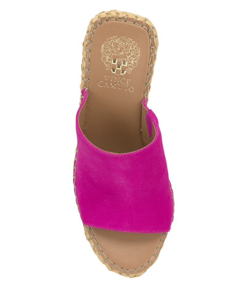 Vince Camuto Brissia Wedge Mule Hot Pink ID-YKXU4345