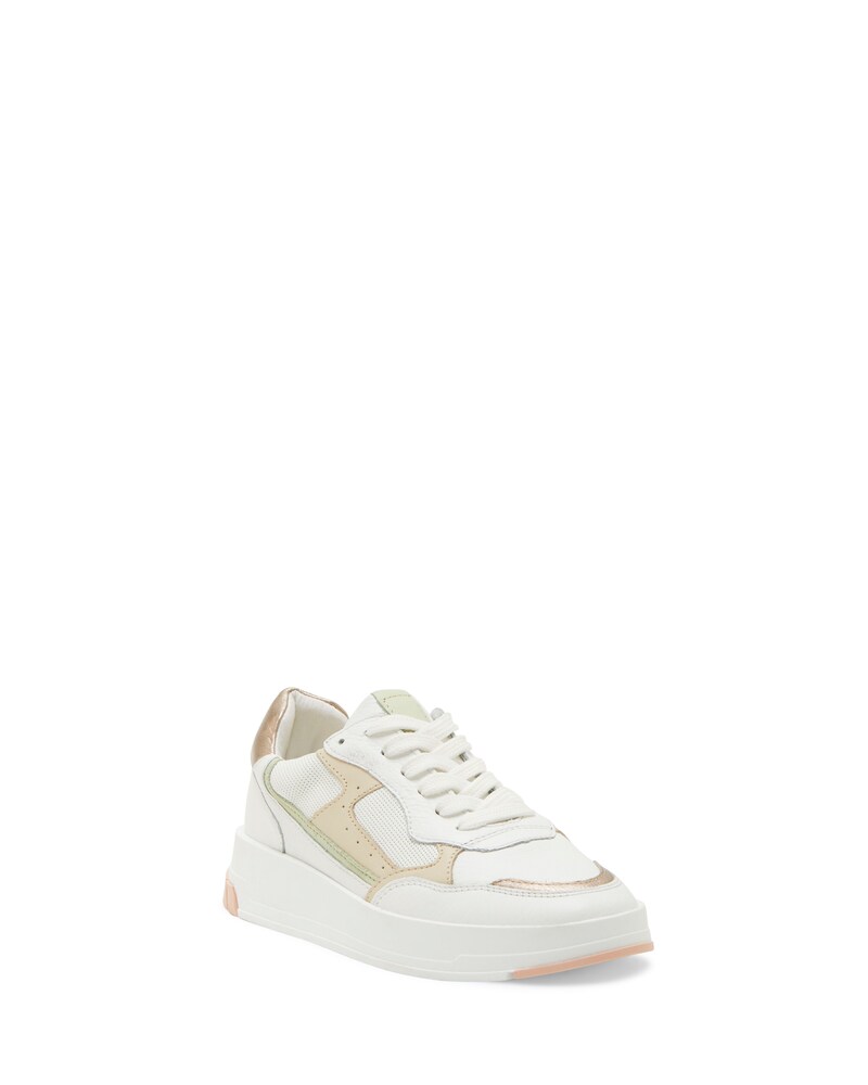 Vince Camuto Bucken Sneaker White/Rose Gold/Glaciar ID-YNCX6709