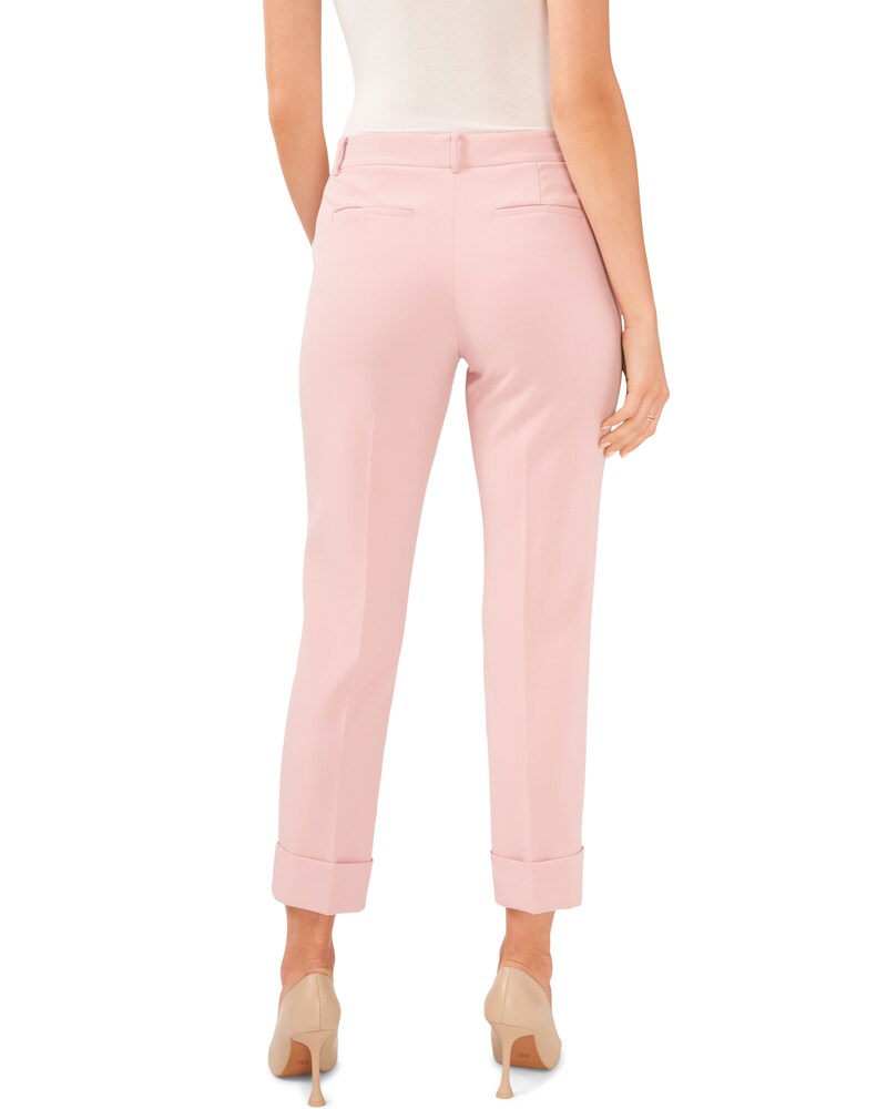 Vince Camuto Cuffed Flat-Front Pants Dusty Blush ID-YNSJ0492
