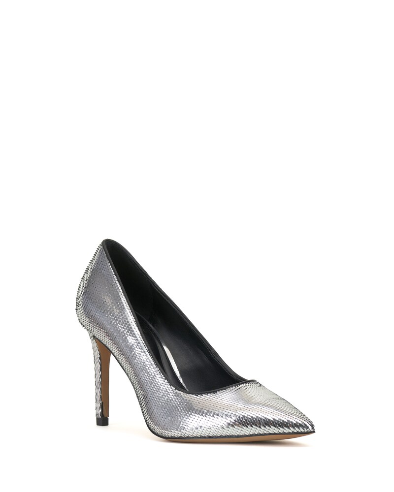 Vince Camuto Kehlaa High-Heel Pump Silver/Black Metallic ID-YPZP3327