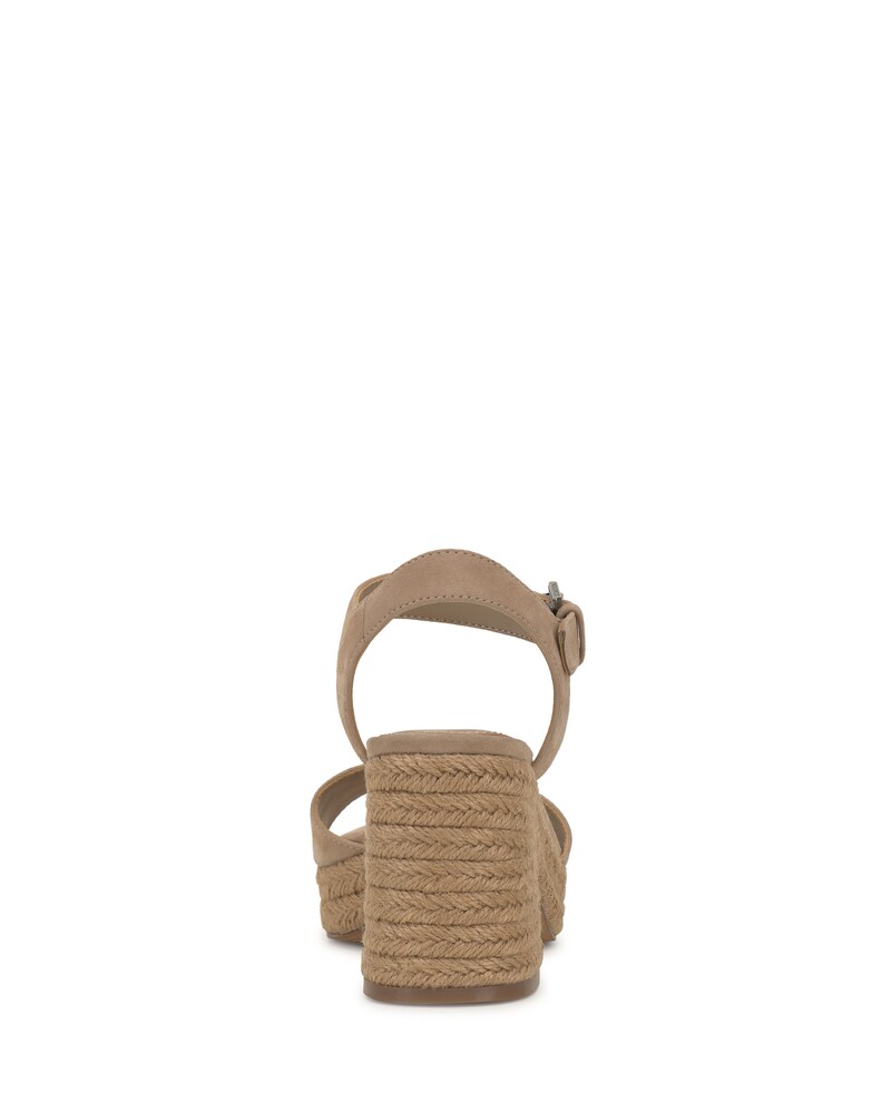 Vince Camuto Ranneli Platform Sandal Tortilla Suede ID-YSWU5507