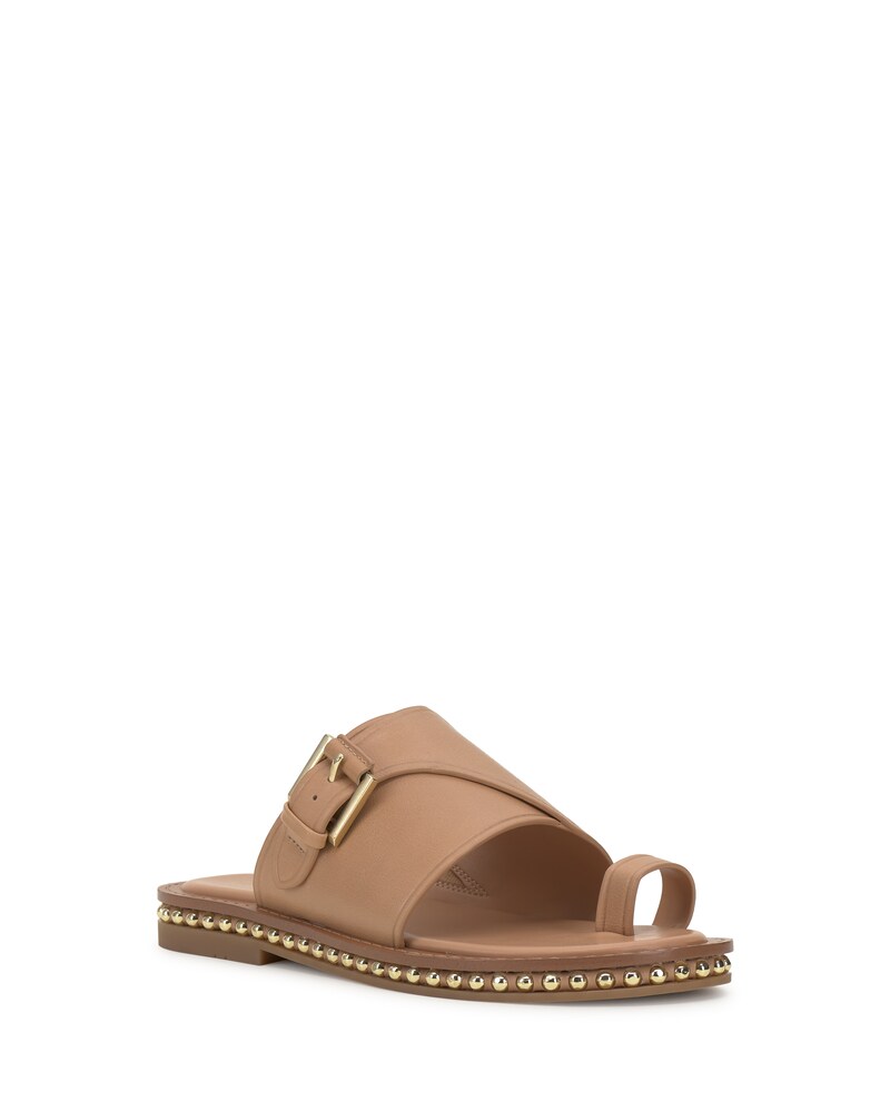 Vince Camuto Cooliann Toe-Ring Slide Sandstone ID-YUSF4606