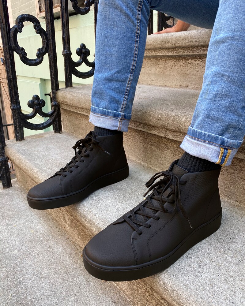 Vince Camuto Men's Hattin High-Top Sneaker Black ID-YZDG2415