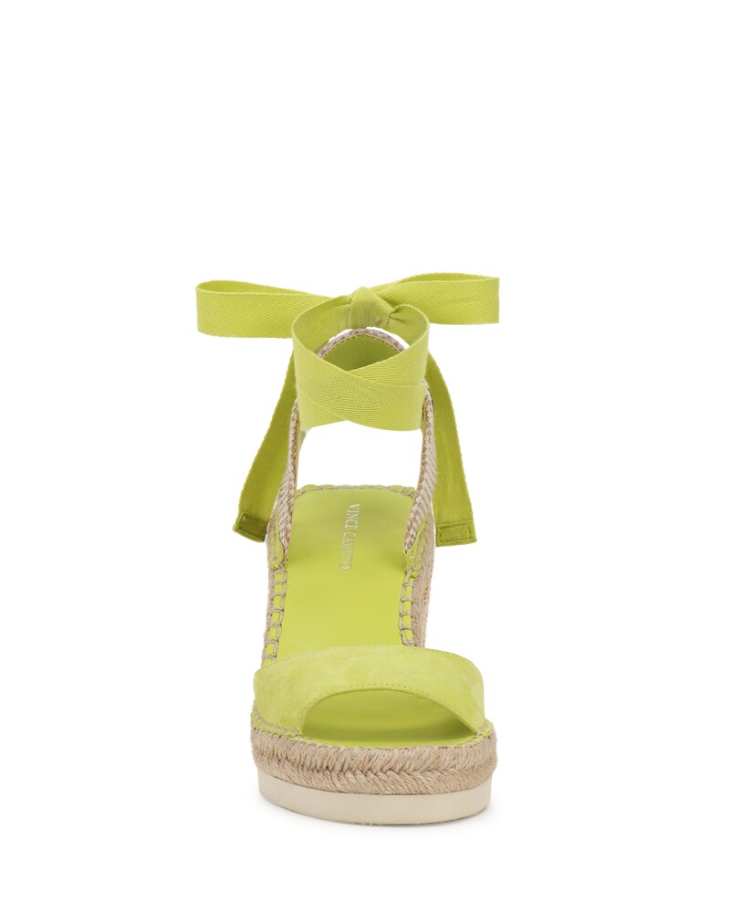 Vince Camuto Bendsen Wedge Sandal Acid Lime/Multi Nat ID-ZACM1460