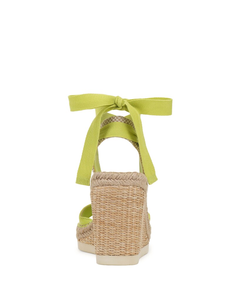 Vince Camuto Bendsen Wedge Sandal Acid Lime/Multi Nat ID-ZACM1460