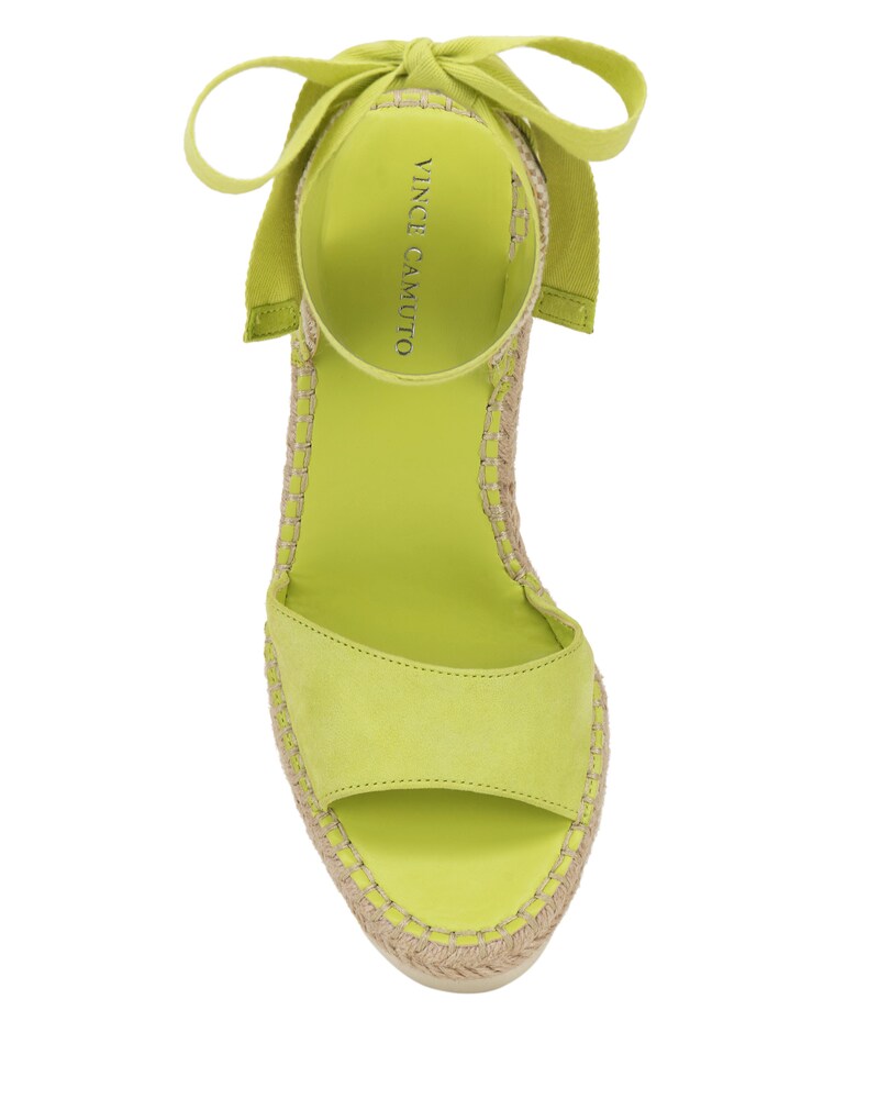 Vince Camuto Bendsen Wedge Sandal Acid Lime/Multi Nat ID-ZACM1460
