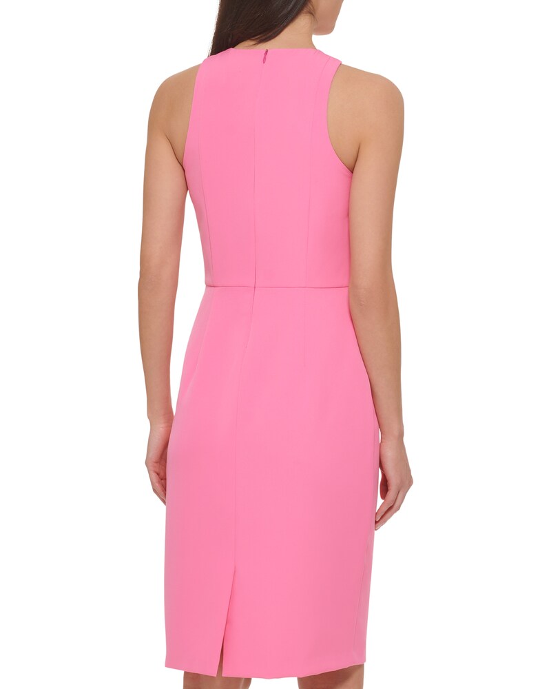 Vince Camuto Sleeveless Crisscross Detail Dress Medium Pink ID-ZCMV5615