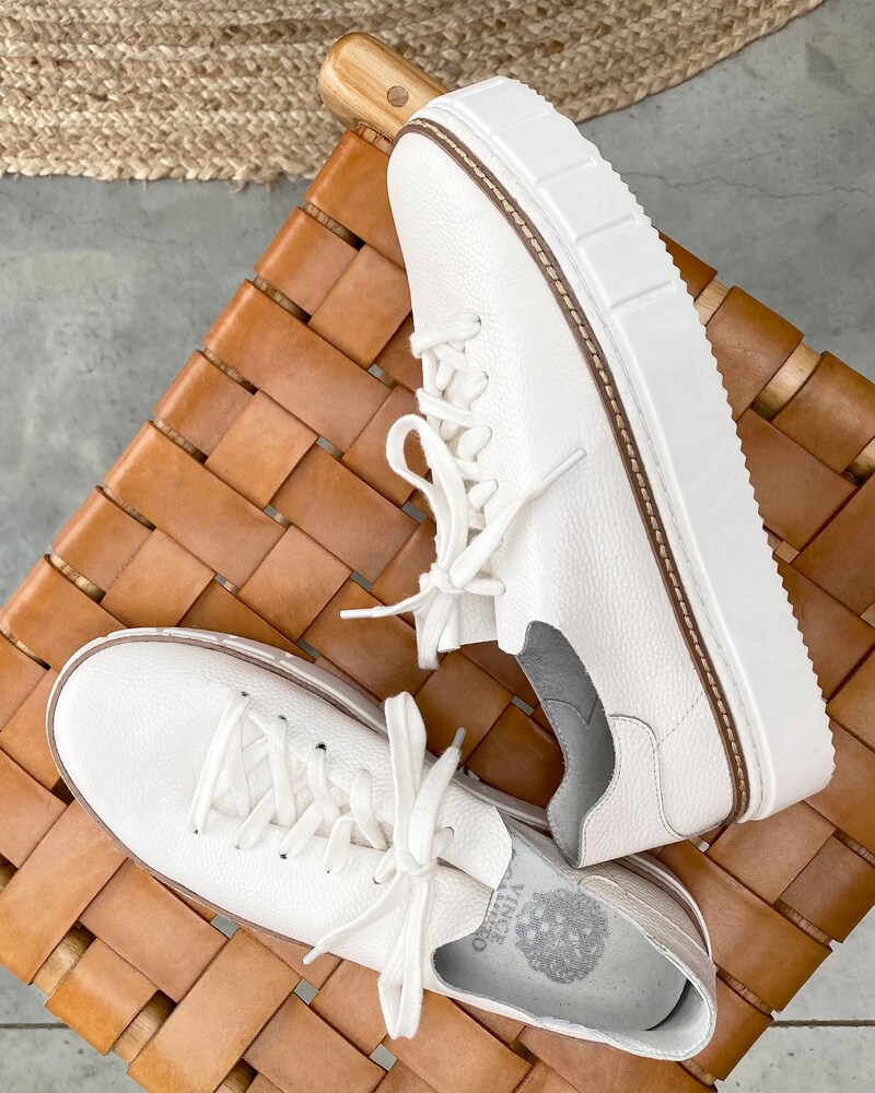 Vince Camuto Raiza Flatform Sneaker Bright White ID-ZIAO7902