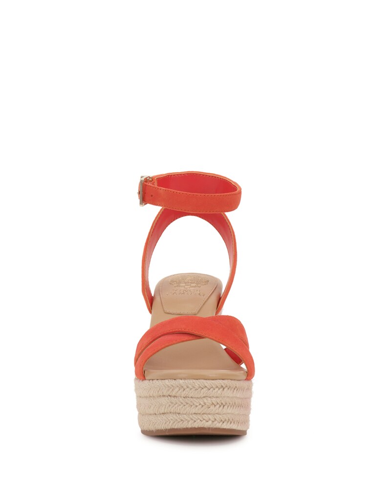 Vince Camuto Fettana Wedge Sandal Sunset Orange ID-ZJXK7393